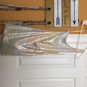 Gold fancy cocktail dress